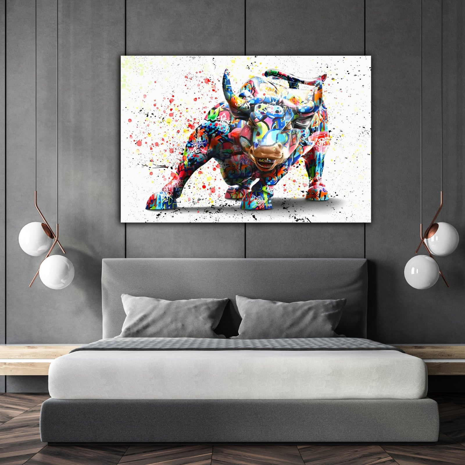 Tableau Taureau Pop Art - The Art Avenue