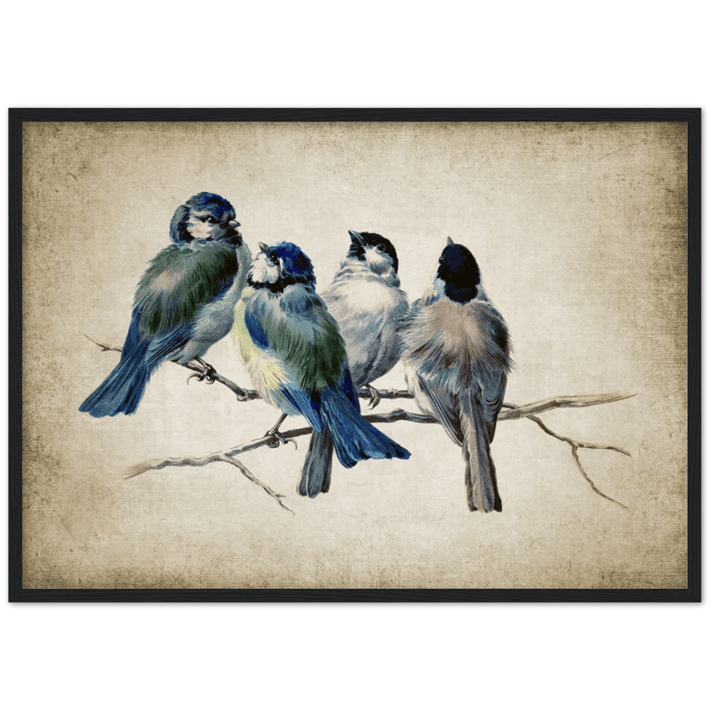 Tableau Vintage Oiseaux - The Art Avenue