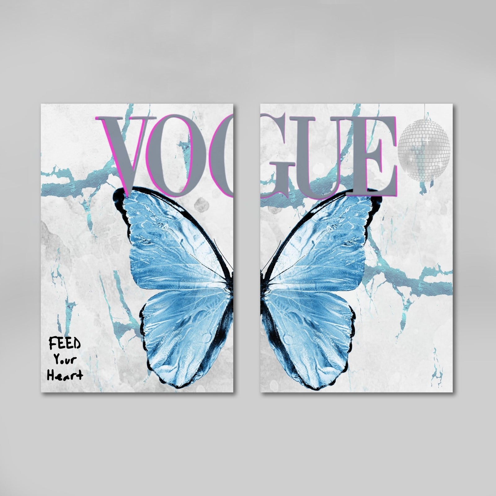 Tableau Vogue Bleu - The Art Avenue
