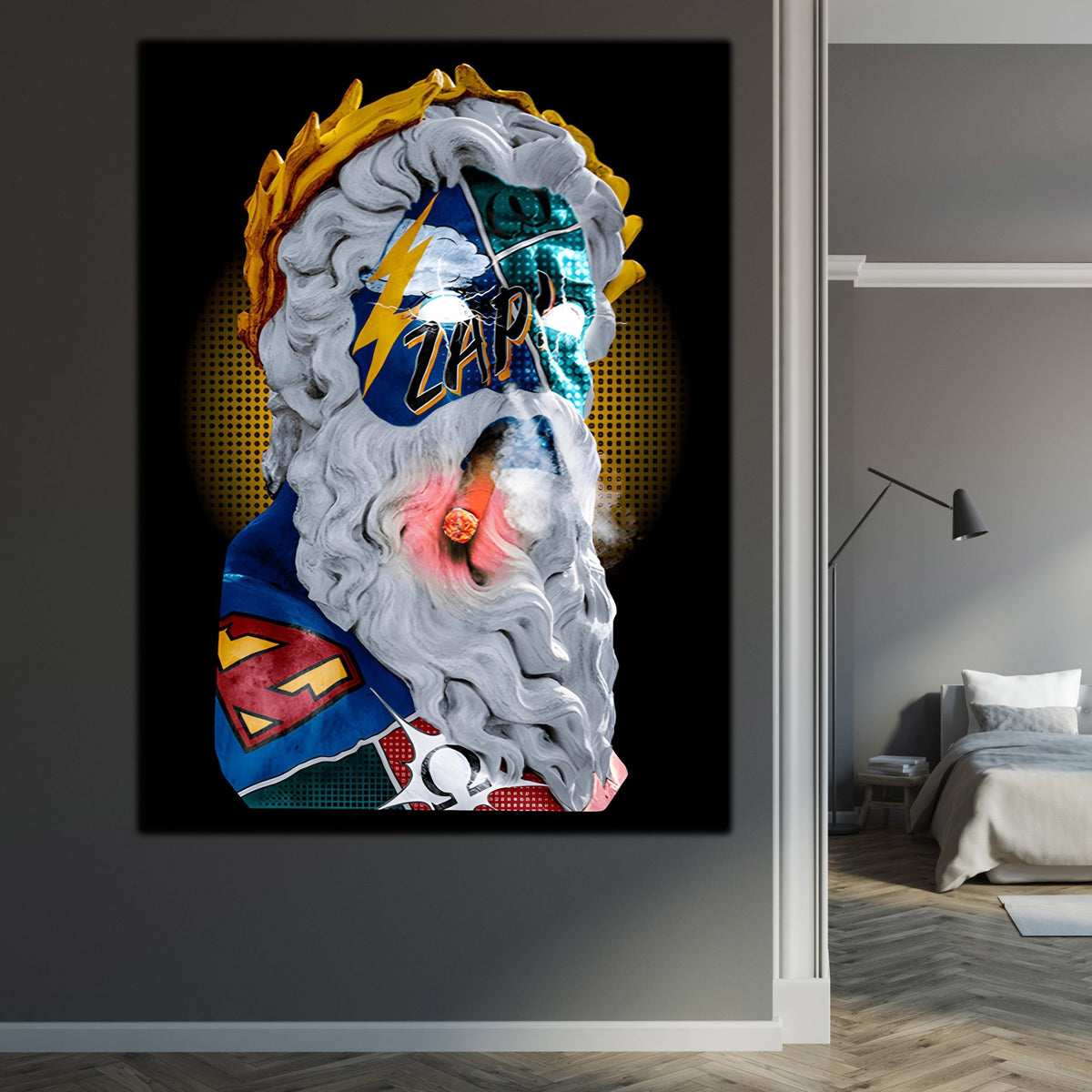 Tableau Zeus Pop Art - The Art Avenue