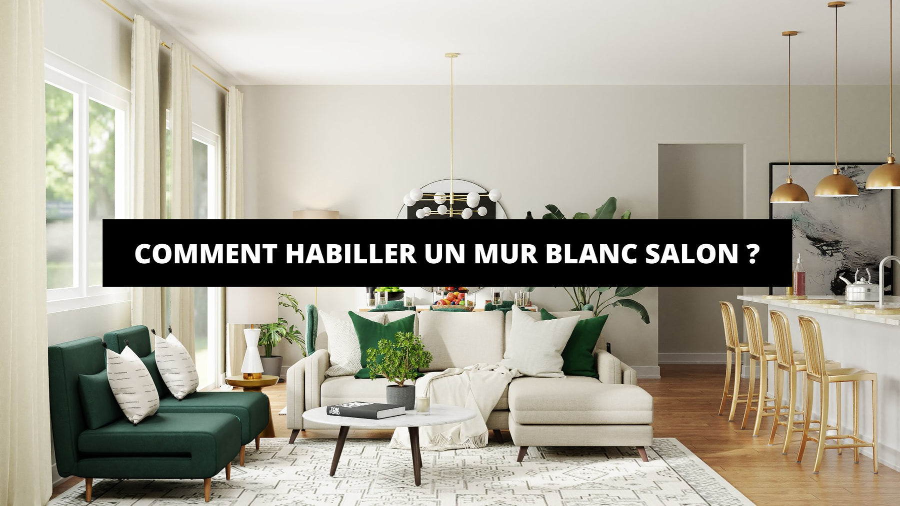 Comment Habiller Un Mur Blanc Salon ? | The Art Avenue