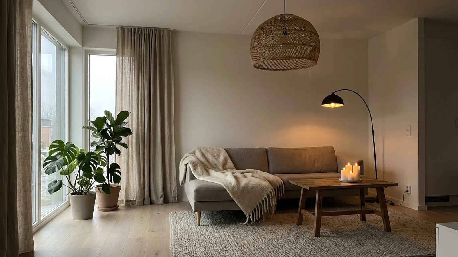 Déco salon scandinave : ce qui sépare un salon chaleureux d'un salon froid - The Art Avenue