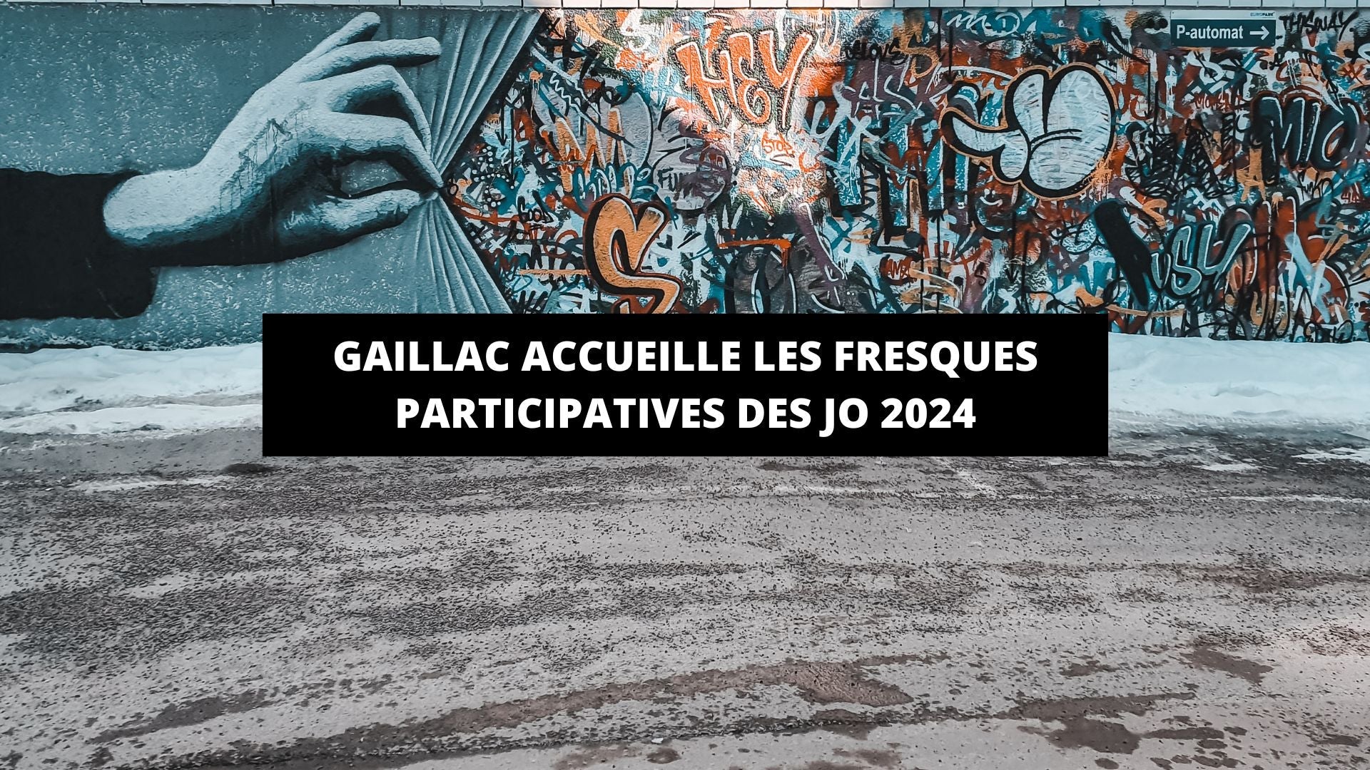 Gaillac accueille les fresques participatives des JO 2024 - The Art Avenue