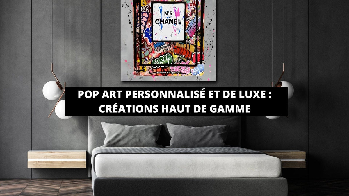 Pop Art Personnalisé et de Luxe : Créations Haut de Gamme - The Art Avenue