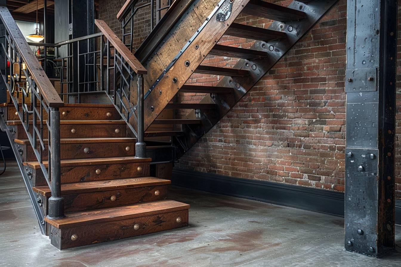 Relooker Un Escalier En Bois En Style Industriel