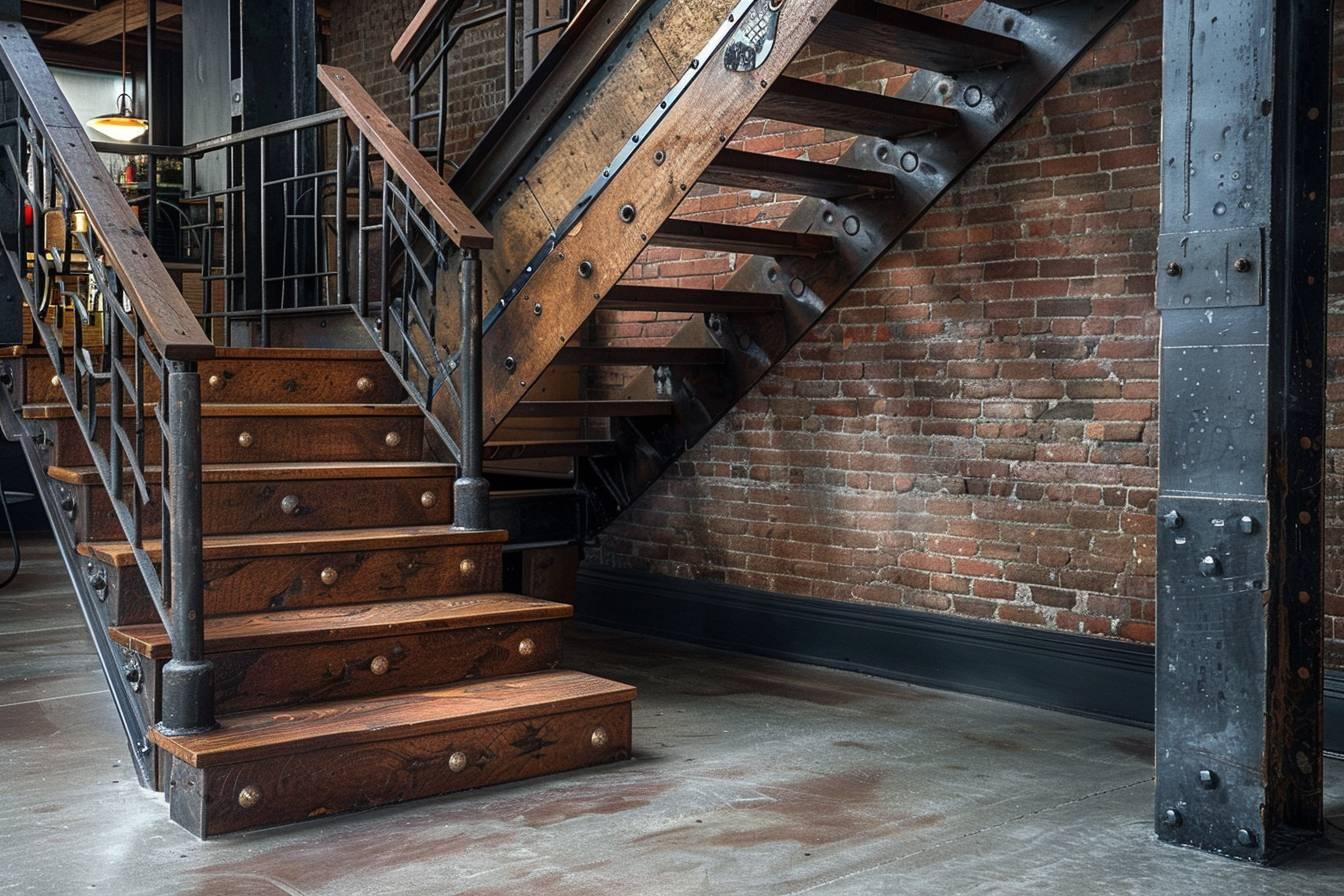 Relooker un escalier en bois avec un style industriel : Guide pratique - The Art Avenue