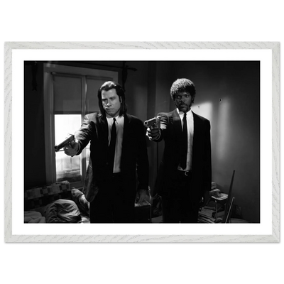 Tableau Noir et Blanc Pulp Fiction