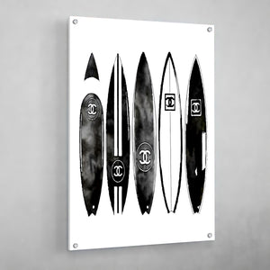 Tableau Planche De Surf Chanel