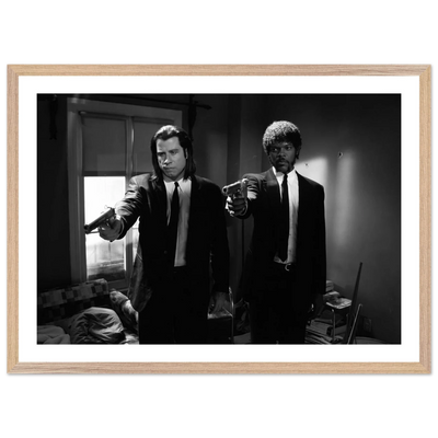 Tableau Noir et Blanc Pulp Fiction