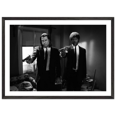 Tableau Noir et Blanc Pulp Fiction