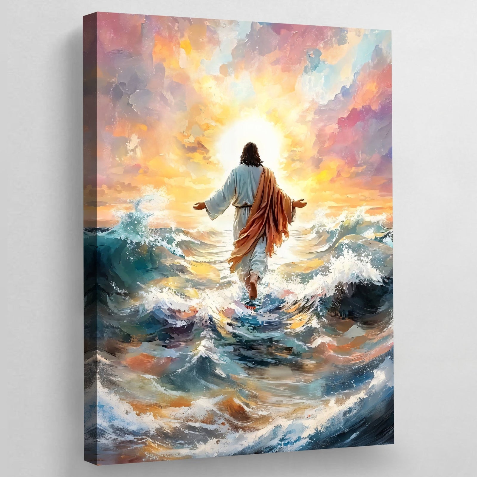 Tableau bois icône Jésus et Saint Jean avec boîte cadeau 25x20 cm | vente en ligne sur Tableau bois icône Jésus et Saint Jean avec boîte cadeau 25x20 cm | vente en ligne sur