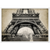 Tableau Vintage Paris : Une photo sépia de la Tour Eiffel en construction, mettant en valeur sa ferronnerie complexe et le paysage environnant.
