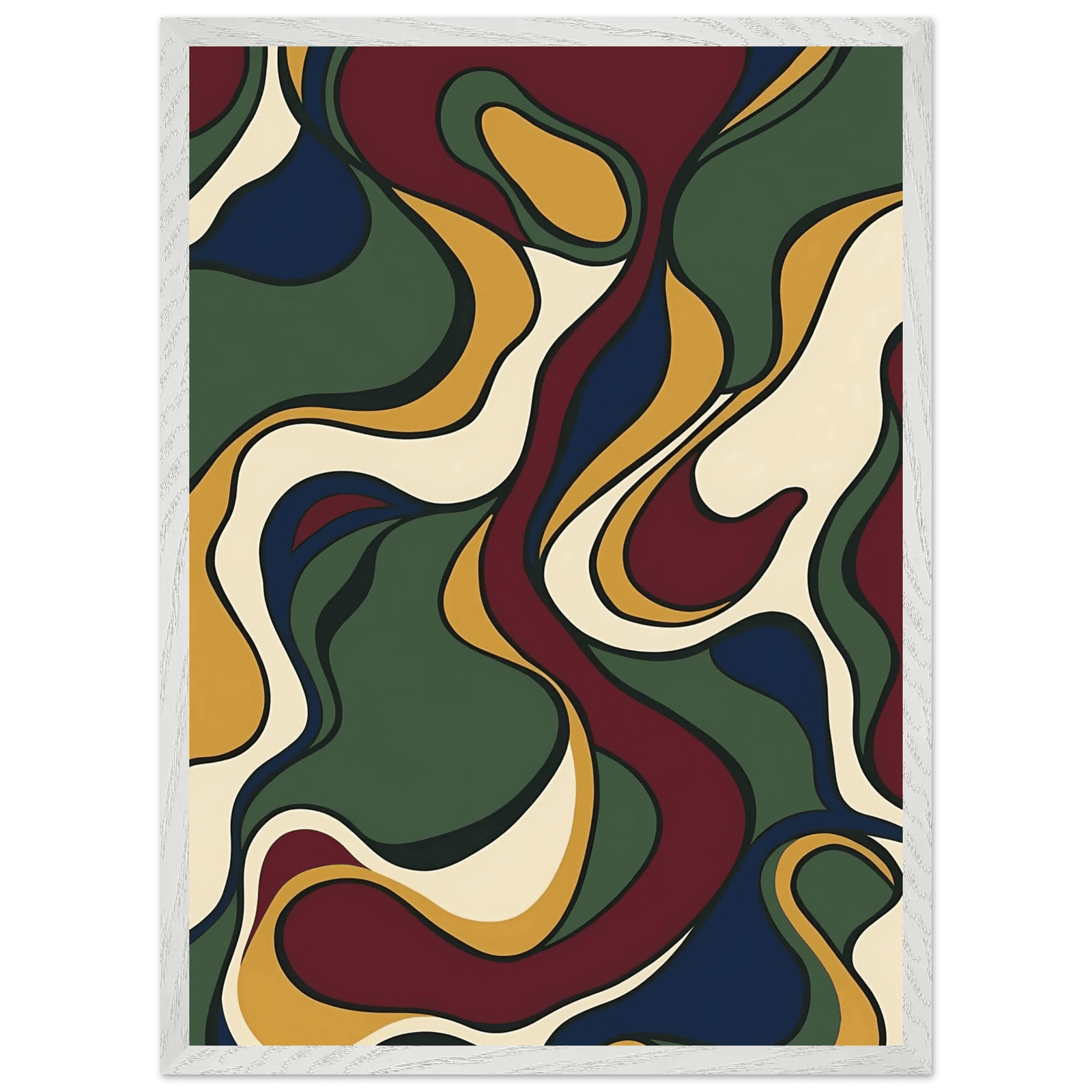 Tableau Abstrait Formes Organiques - The Art Avenue