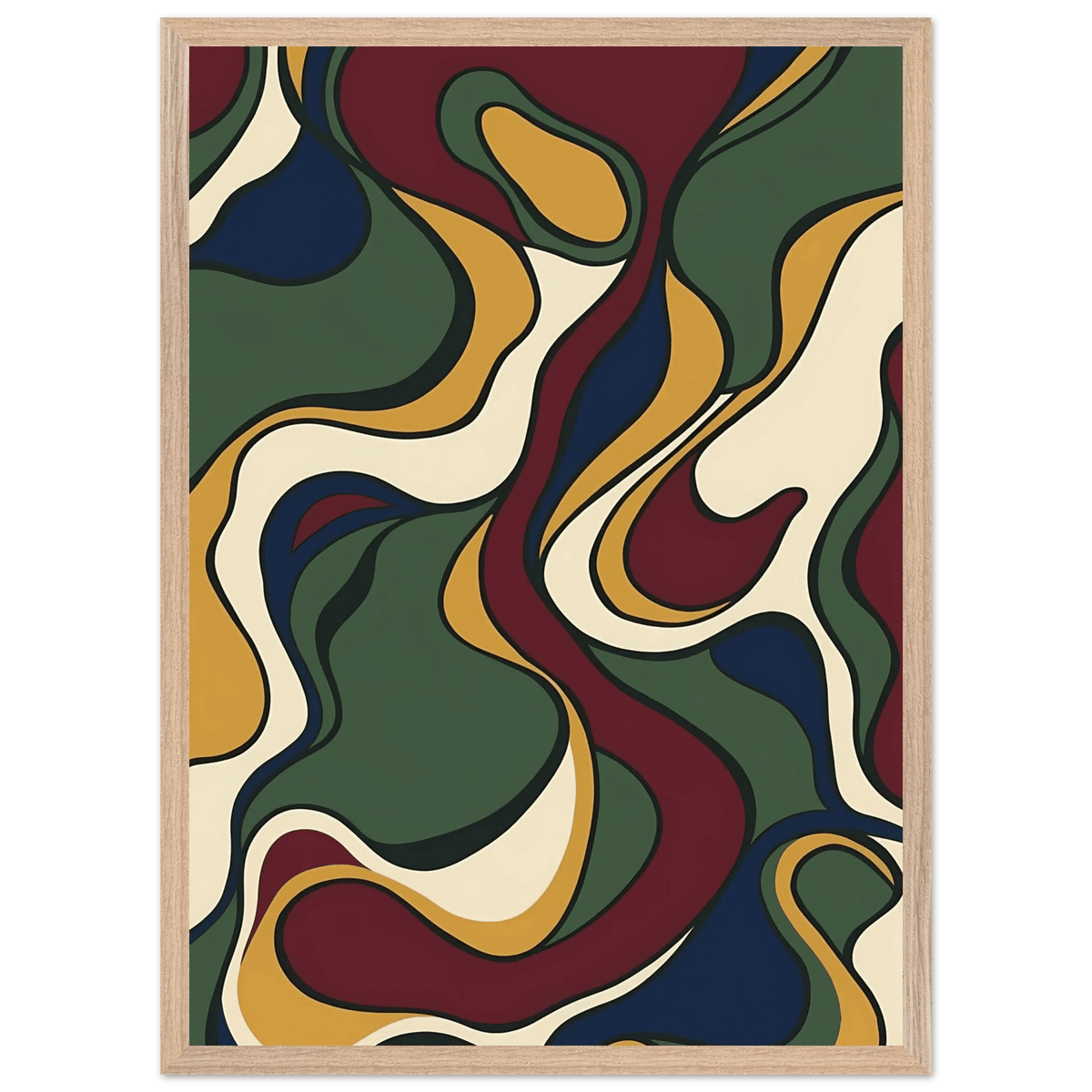 Tableau Abstrait Formes Organiques - The Art Avenue