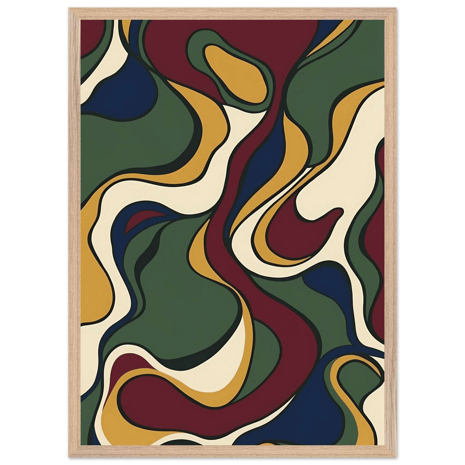 Tableau Abstrait Formes Organiques - The Art Avenue