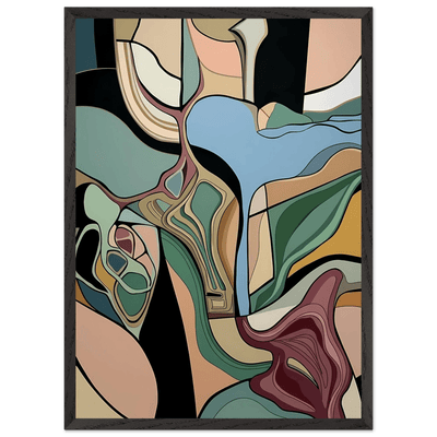 Tableau Abstrait Fusion Organique - The Art Avenue