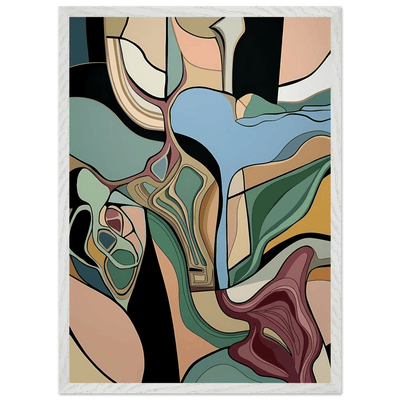 Tableau Abstrait Fusion Organique - The Art Avenue