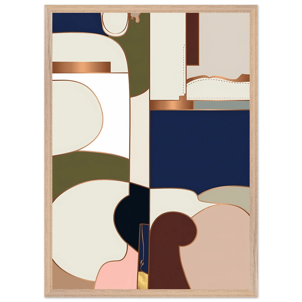 Tableau Abstrait Géométrie Moderne - The Art Avenue