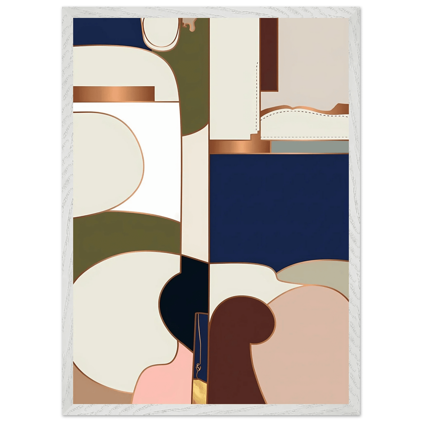 Tableau Abstrait Géométrie Moderne - The Art Avenue