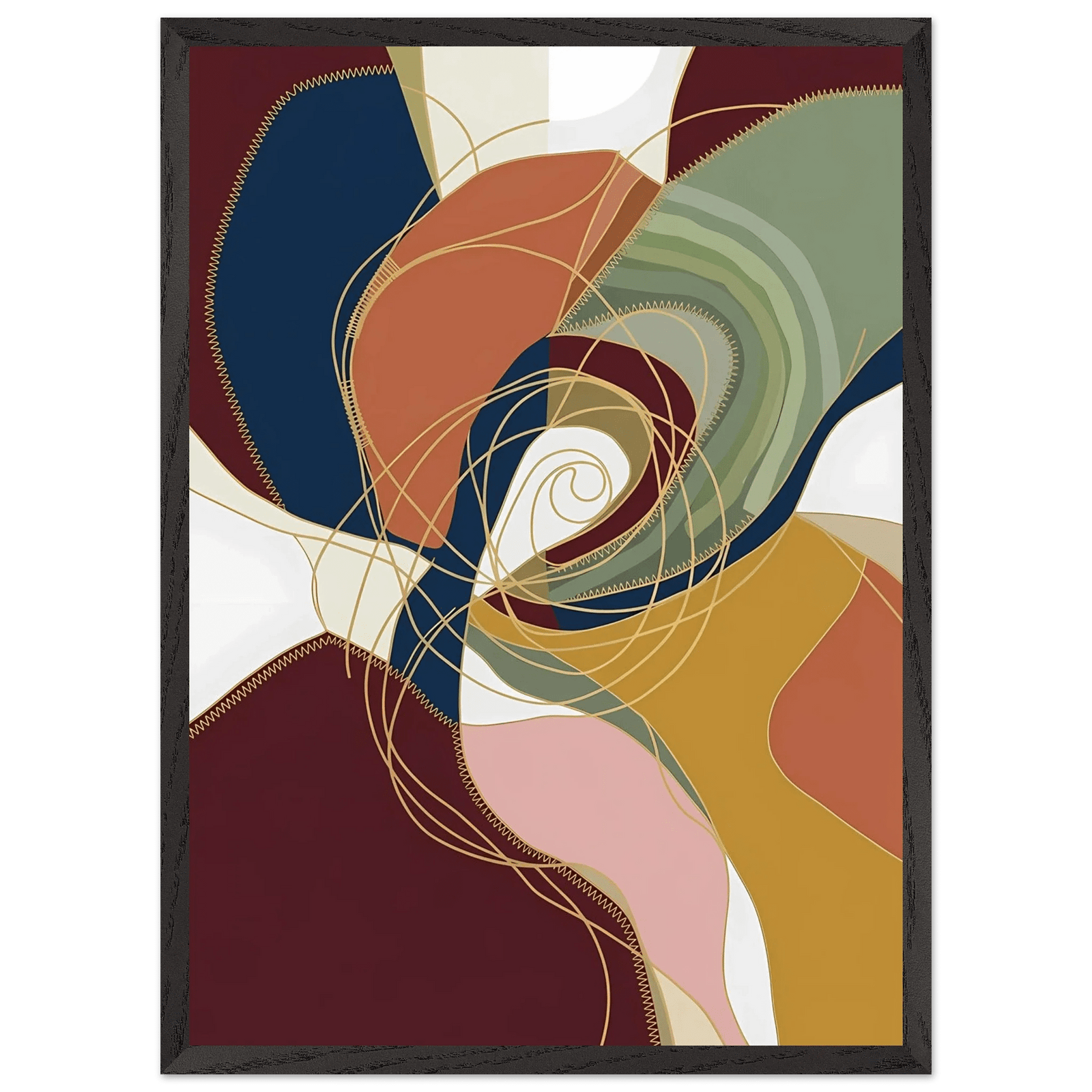 Tableau Abstrait Spirale Moderne - The Art Avenue