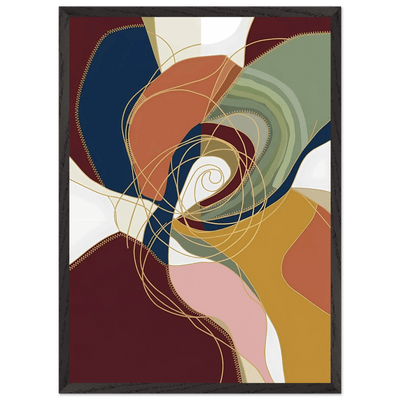 Tableau Abstrait Spirale Moderne - The Art Avenue