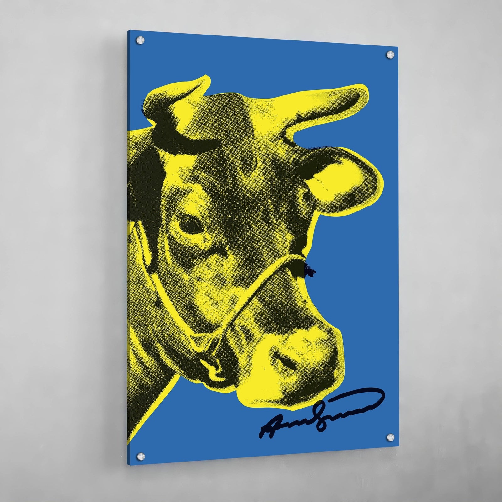 Tableau Andy Warhol Vache - The Art Avenue