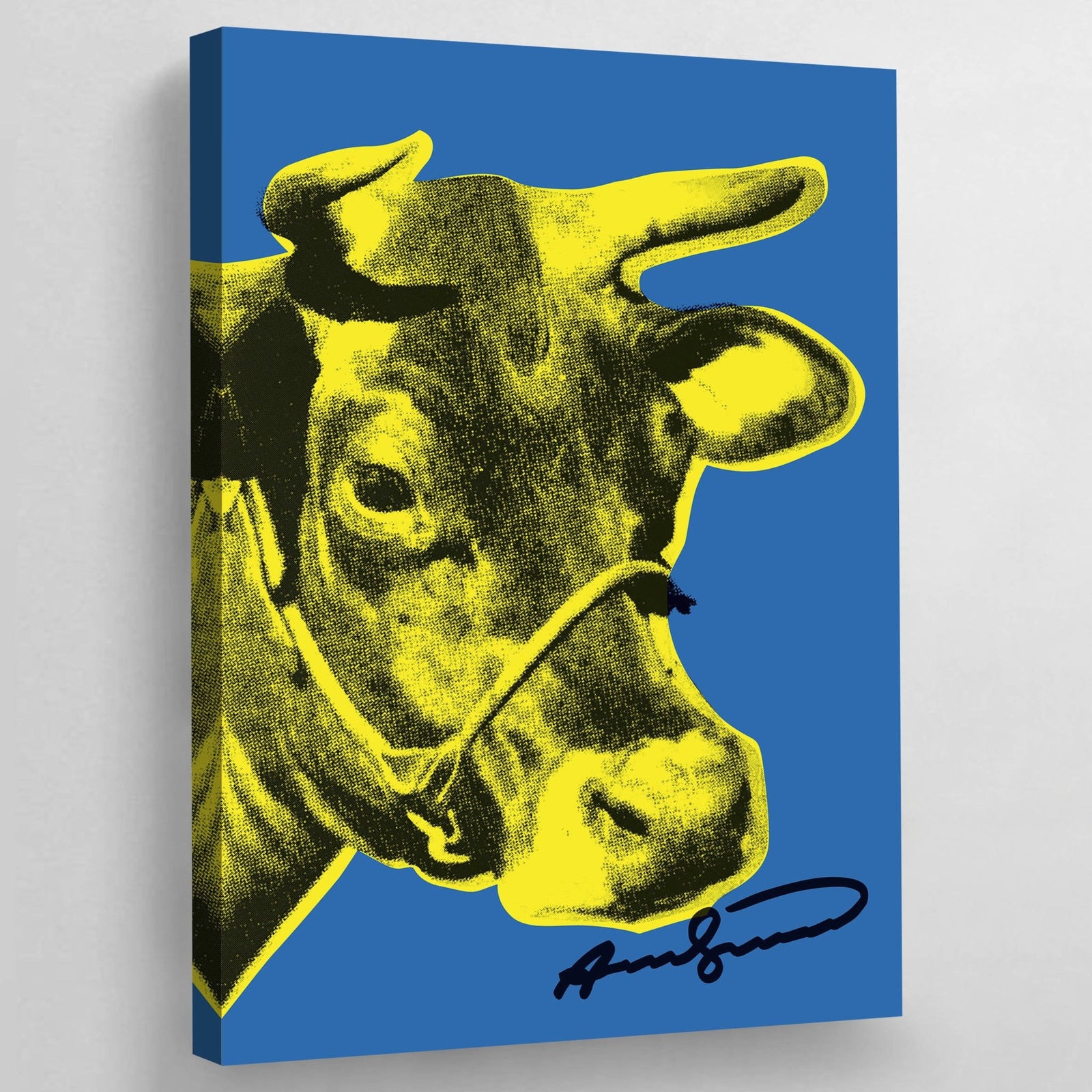 Tableau Andy Warhol Vache - The Art Avenue