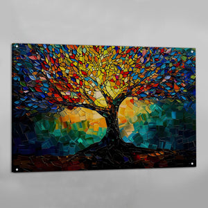 Tableau Arbre De Vie Multicolore - The Art Avenue