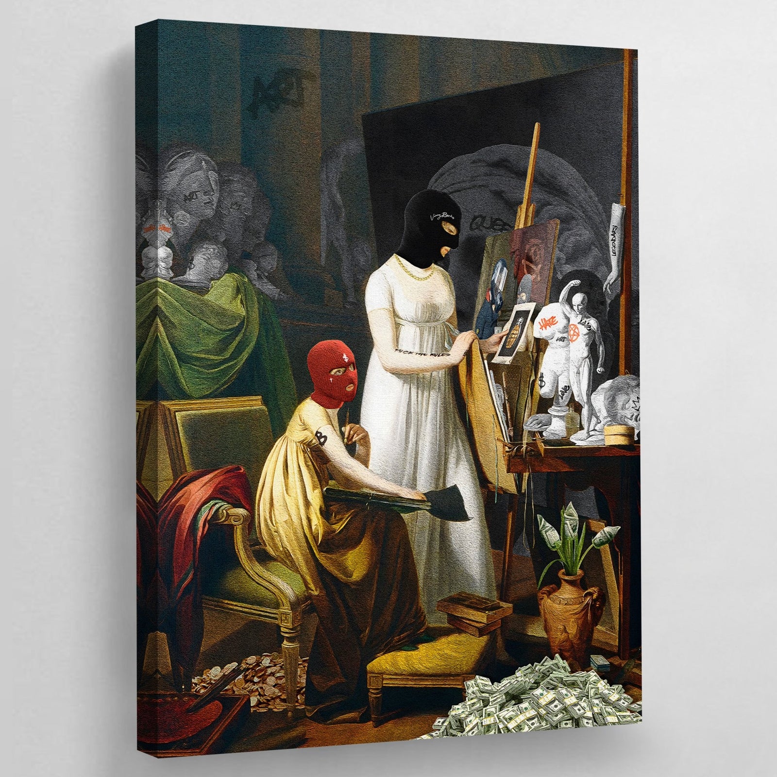 Tableau Artistes Masquées - The Art Avenue