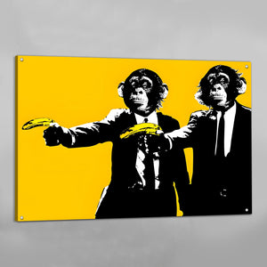Tableau Banksy Singe - The Art Avenue