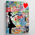 Tableau Banksy Street Art La Petite Fille Au Ballon - The Art Avenue