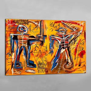 Tableau Basquiat Warriors - The Art Avenue