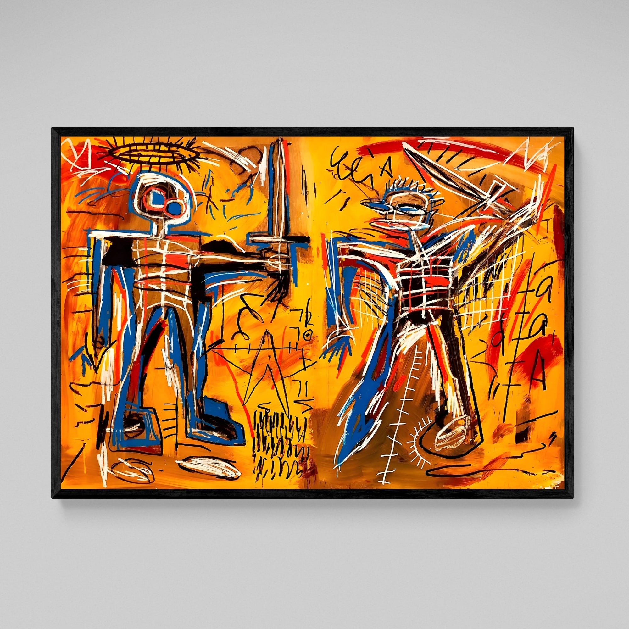 Tableau Basquiat Warriors - The Art Avenue