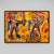 Tableau Basquiat Warriors - The Art Avenue