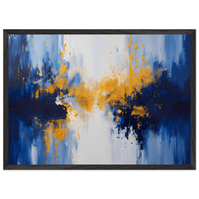 Tableau Bleu Abstrait - The Art Avenue