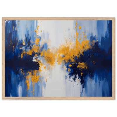 Tableau Bleu Abstrait - The Art Avenue
