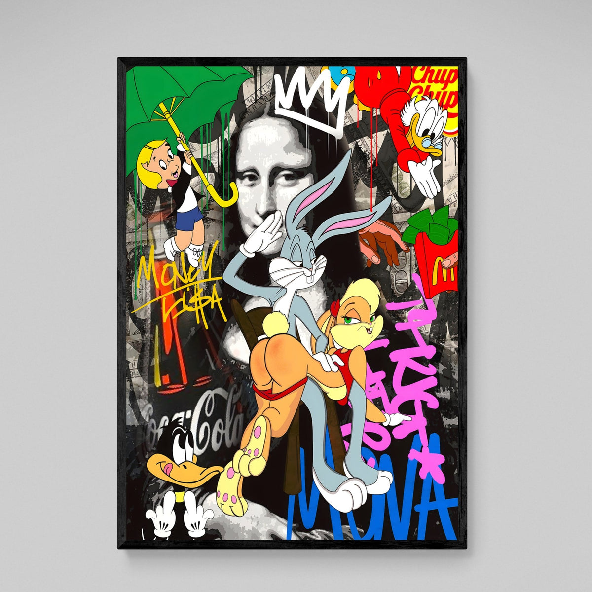 Tableau Bugs Bunny Street Art - The Art Avenue