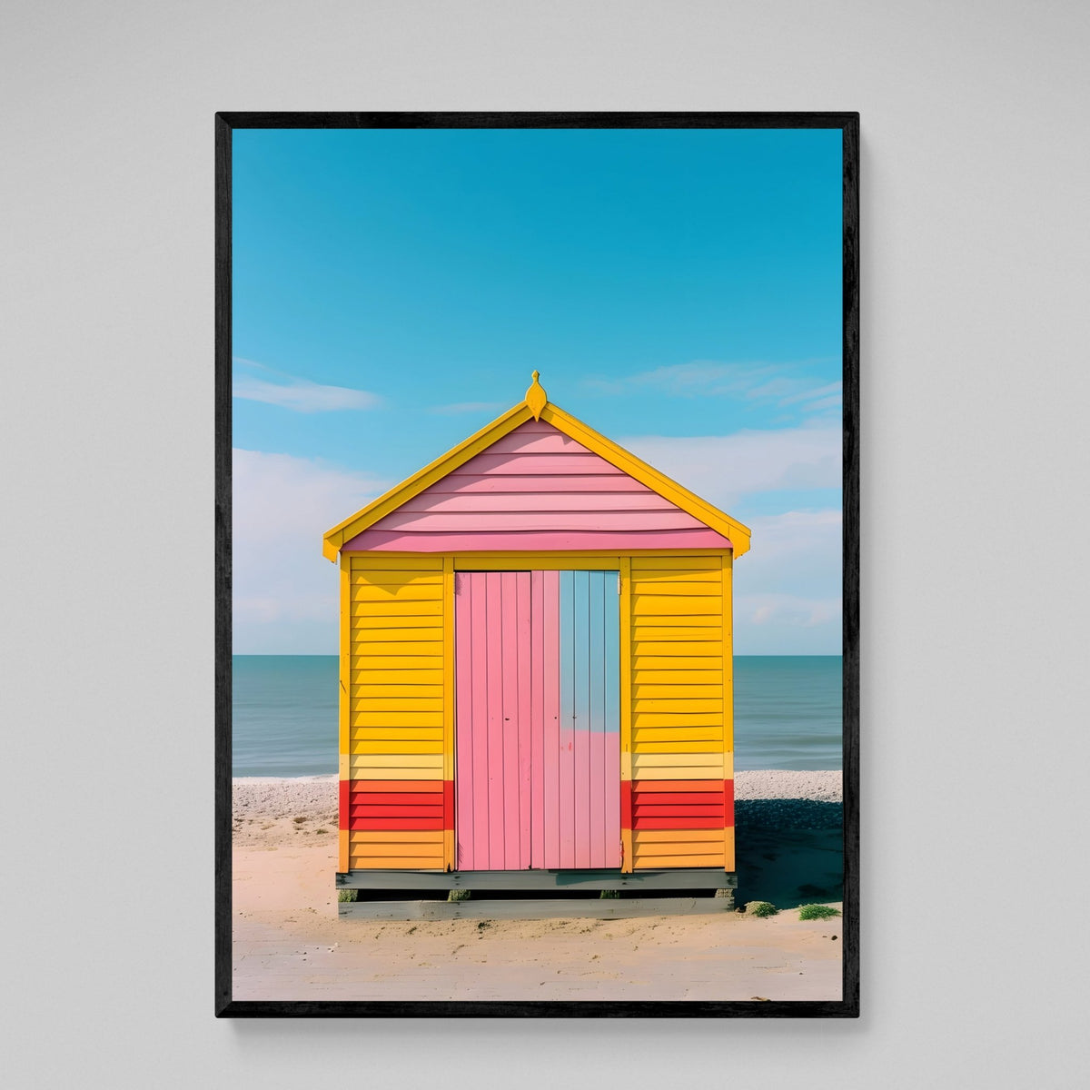 Tableau Cabine de Plage - The Art Avenue