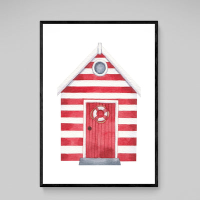 Tableau Cabine Plage - The Art Avenue