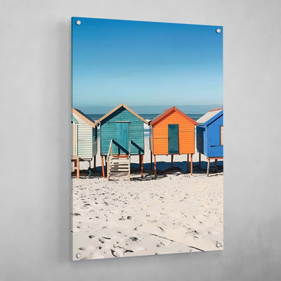 Tableau Cabines de Plage - The Art Avenue