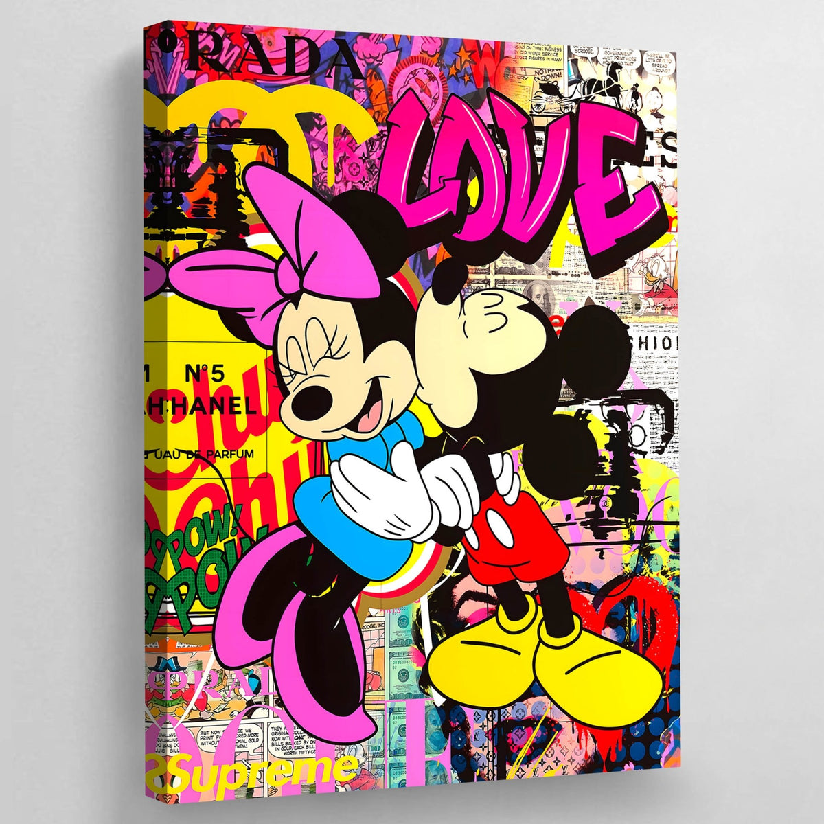 Tableau Cartoons Street Art Moderne - The Art Avenue