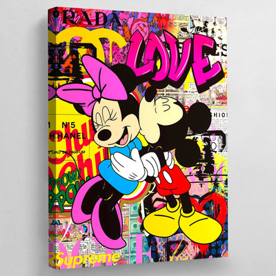 Tableau Cartoons Street Art Moderne - The Art Avenue