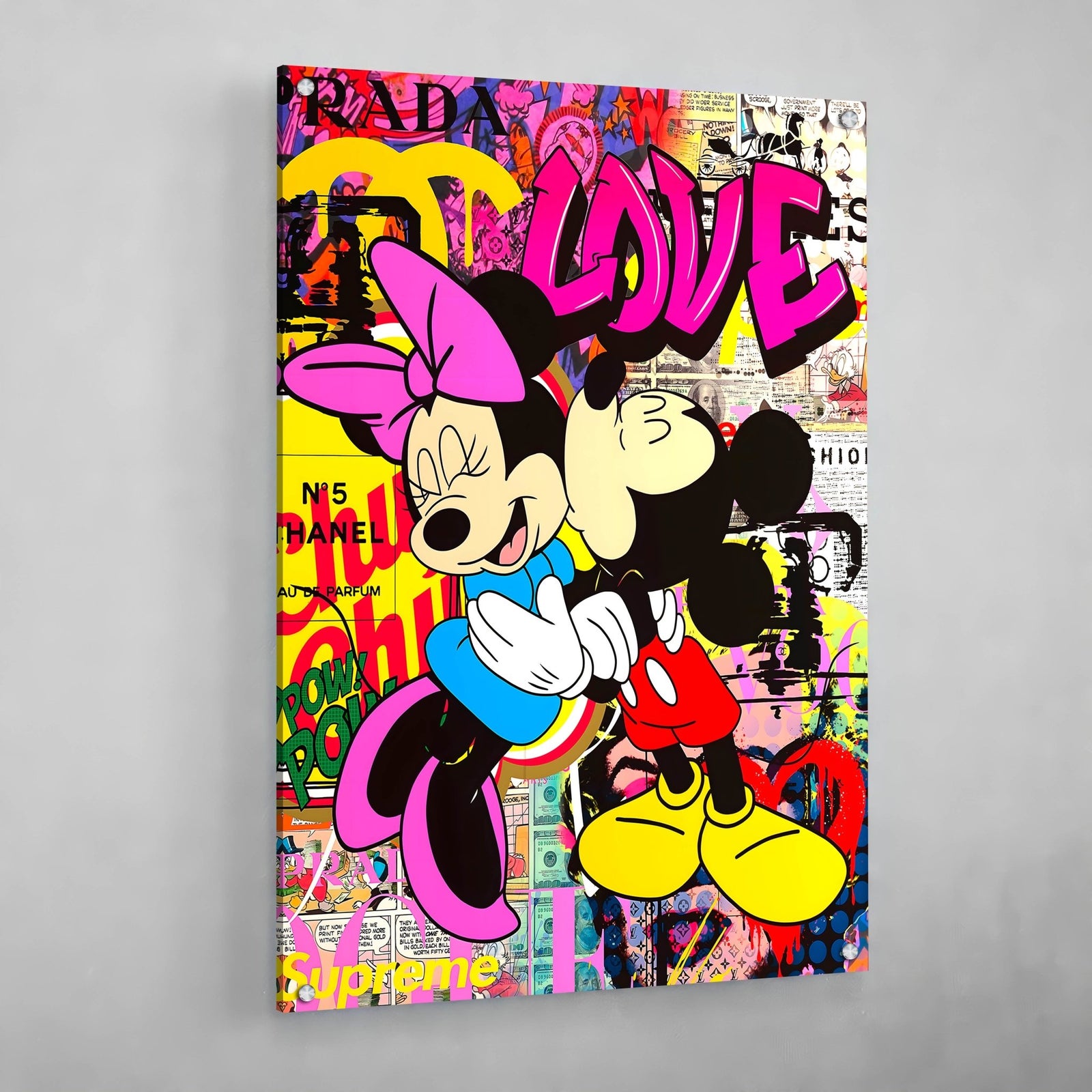 Tableau Cartoons Street Art Moderne - The Art Avenue