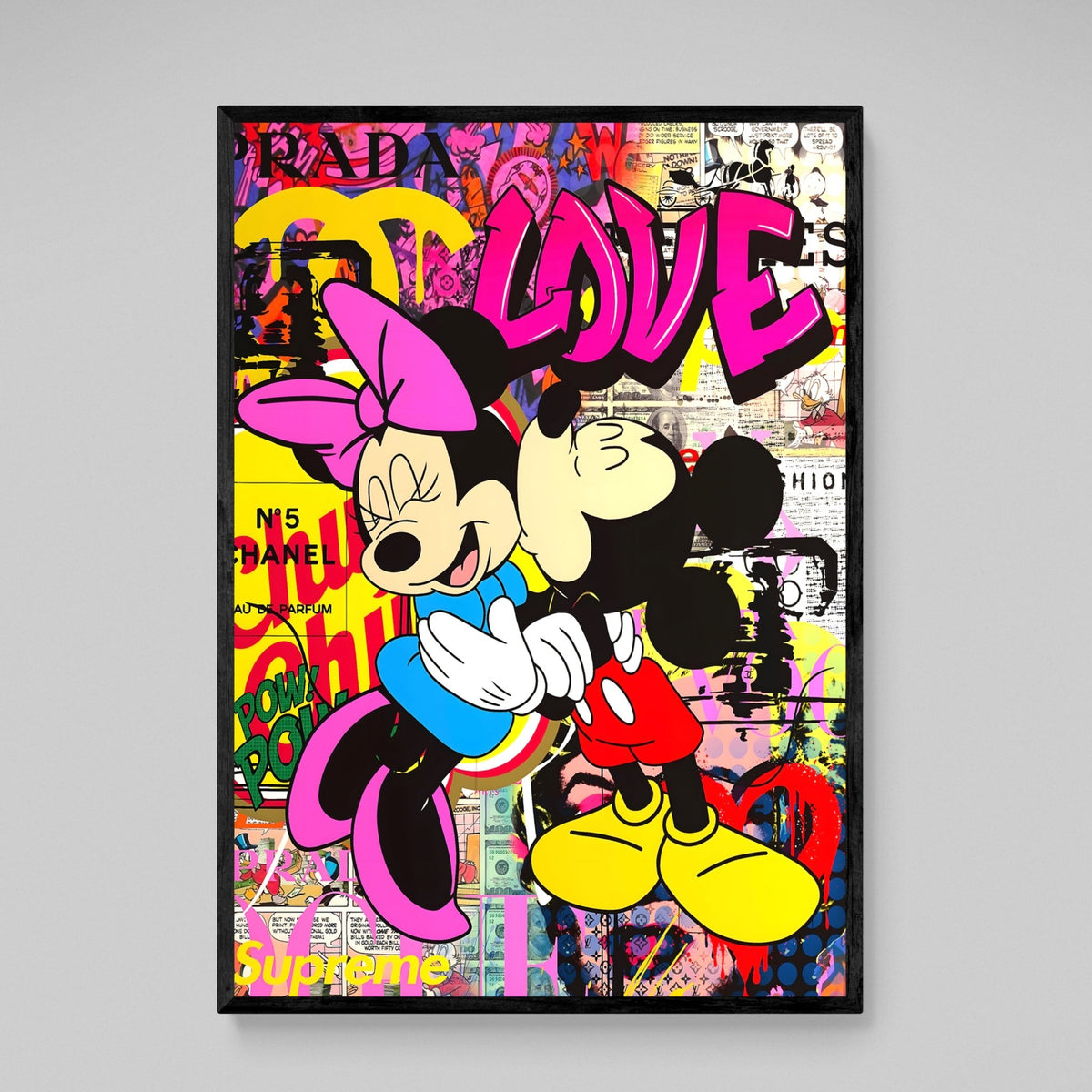 Tableau Cartoons Street Art Moderne - The Art Avenue