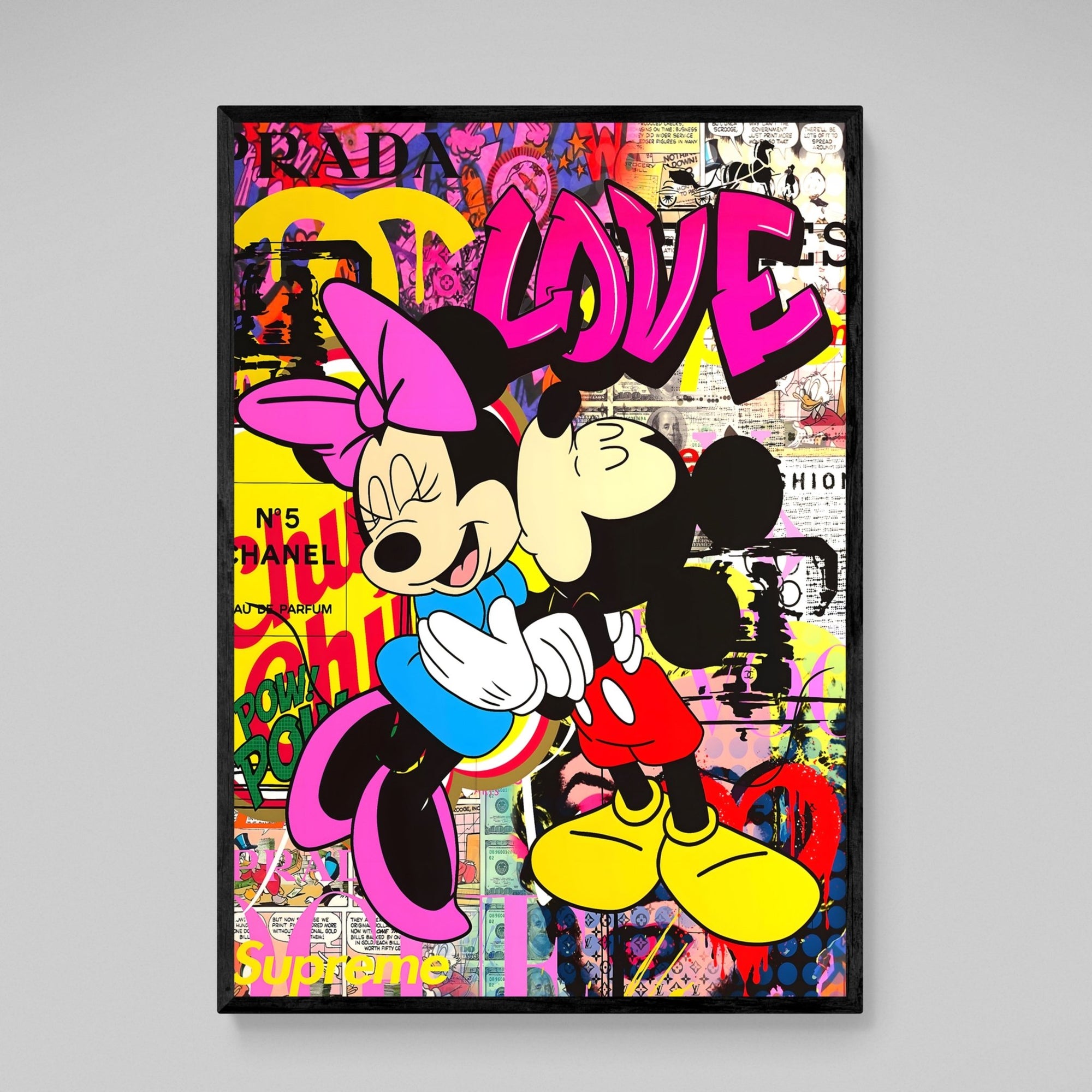 Tableau Cartoons Street Art Moderne - The Art Avenue