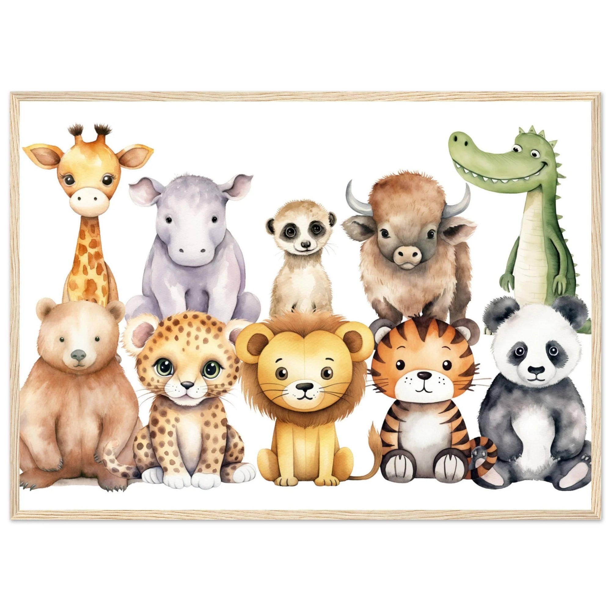 Tableau Chambre Enfant Animaux - The Art Avenue