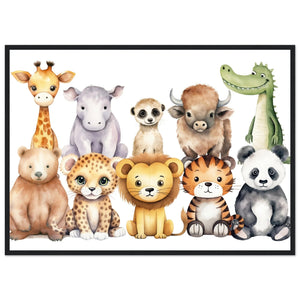 Tableau Chambre Enfant Animaux - The Art Avenue