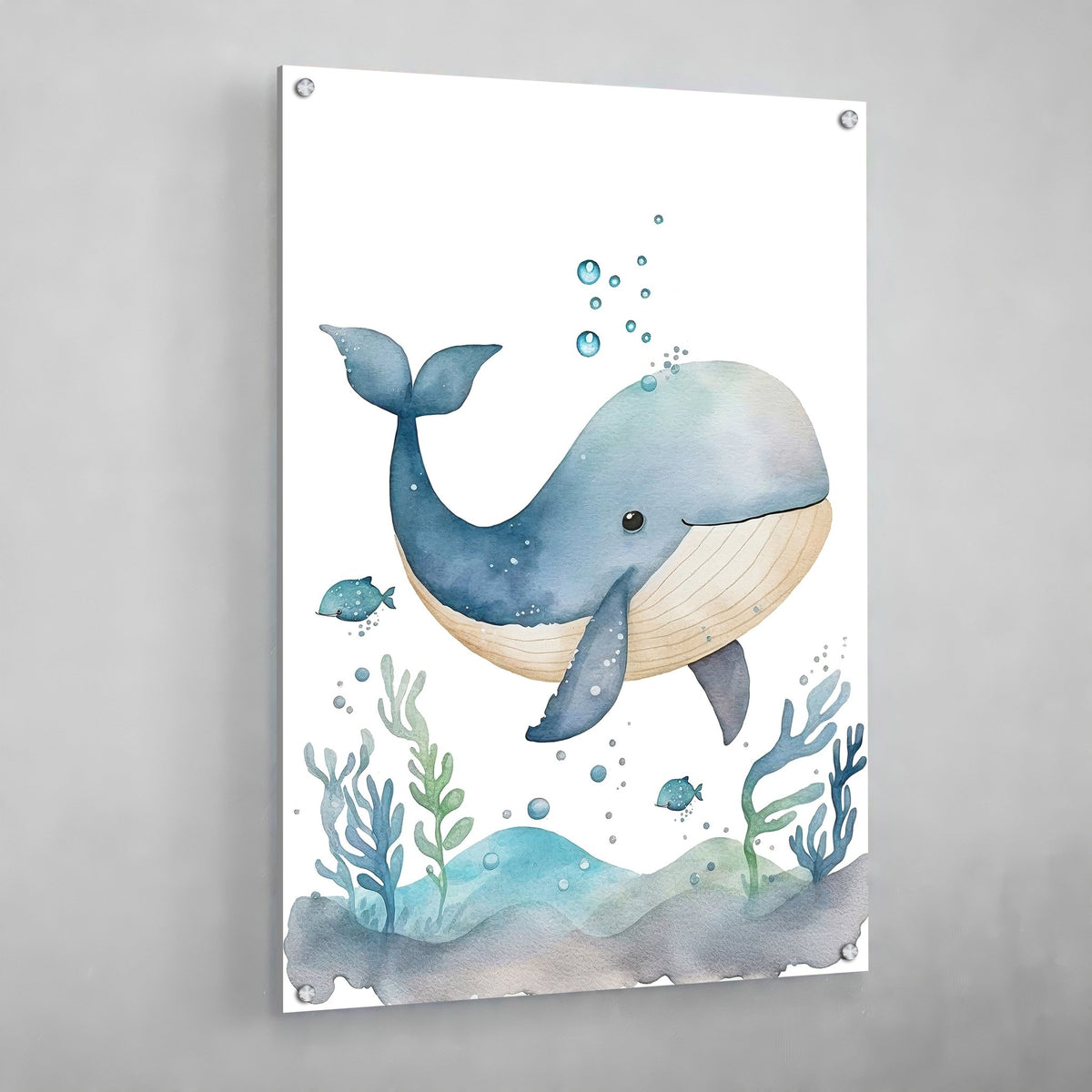 Tableau Chambre Enfant Baleine - The Art Avenue