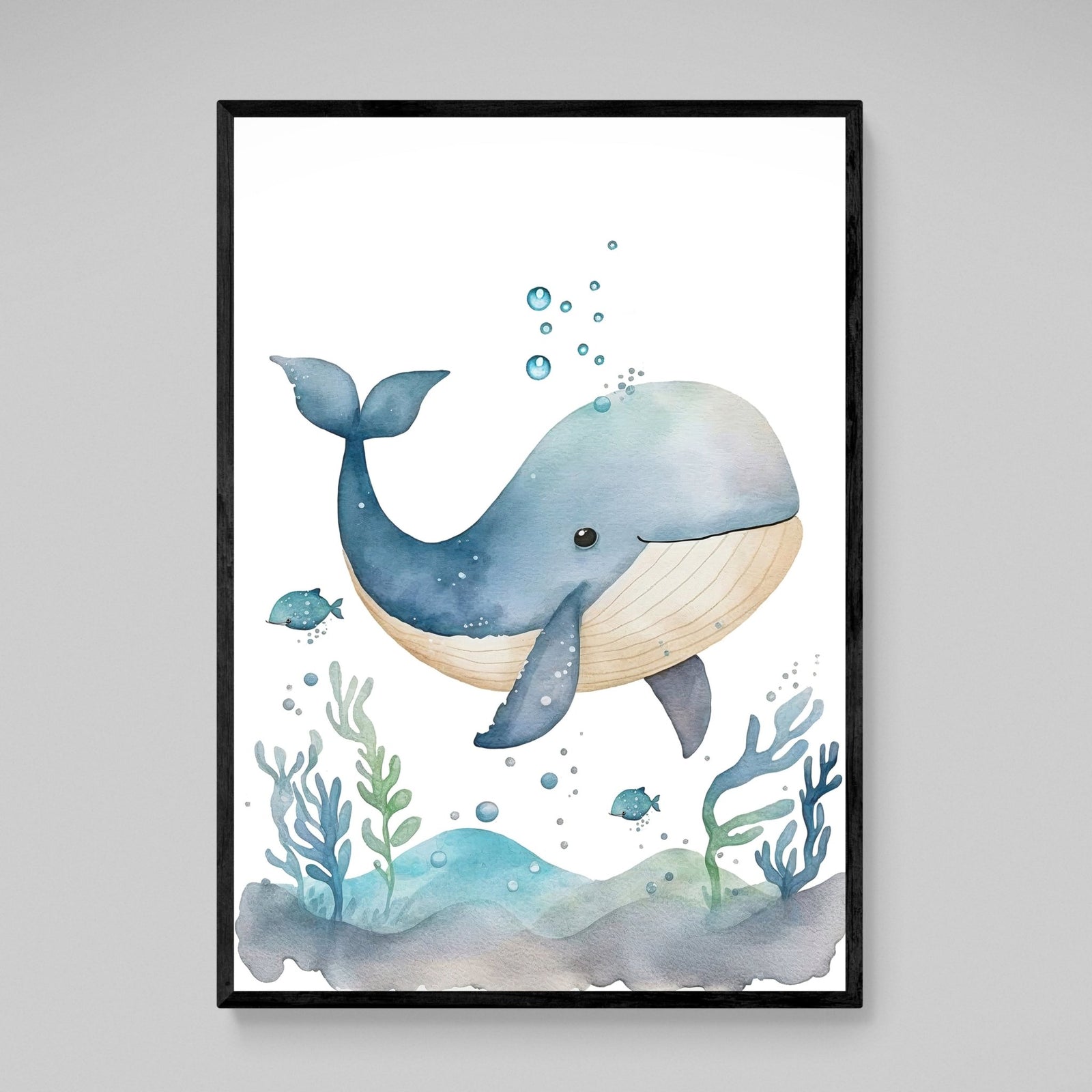 Tableau Chambre Enfant Baleine - The Art Avenue