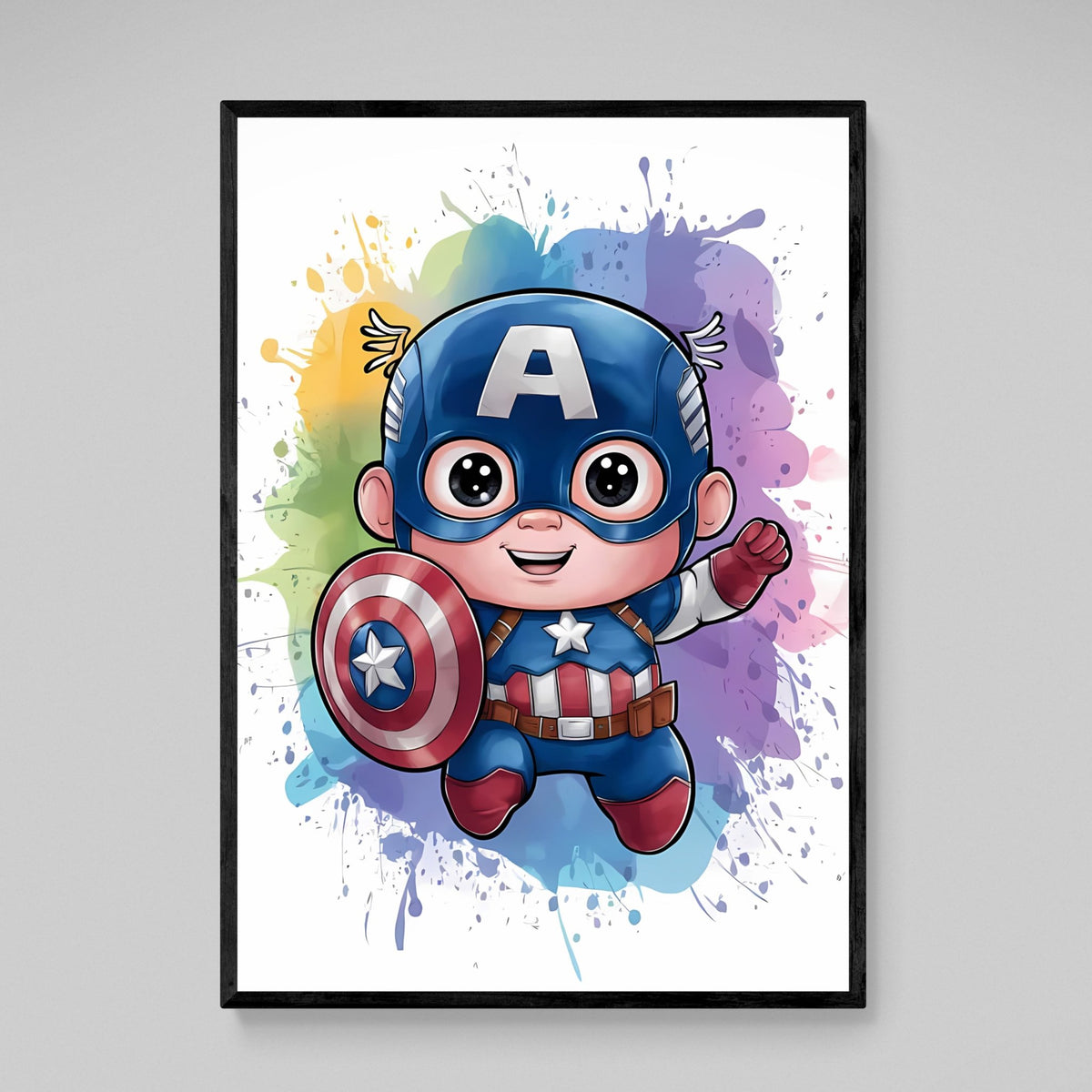 Tableau Chambre Enfant Captain America - The Art Avenue